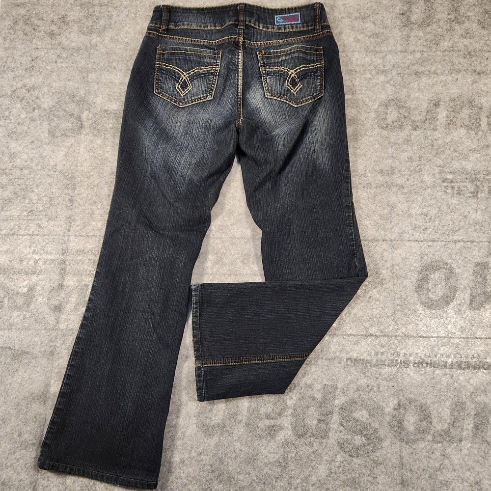 YMI jeans royalty women's size 10 blue Demin bootcut stretch mid rise